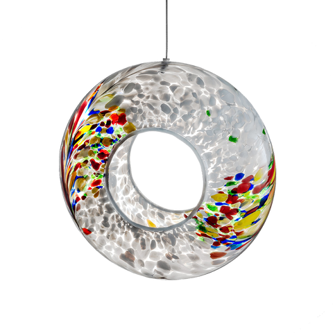 Hanging Bird Feeder - White