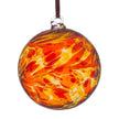 8cm Friendship Ball - Red & Yellow - Aspire Art Glass