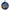 10cm Friendship Ball - Blue - Aspire Art Glass