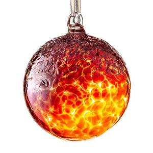 10cm Friendship Ball - Cocktail Collection - Daquiri - Aspire Art Glass