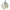 10cm Friendship Ball - Feather Design - Green - Aspire Art Glass