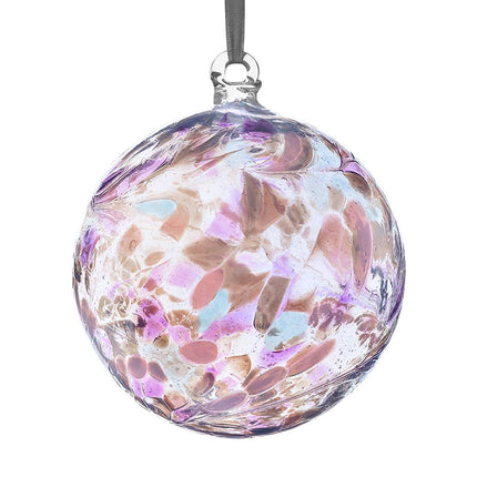 10cm Friendship Ball - Pearl - Aspire Art Glass