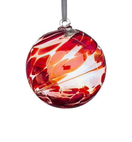Ruby Wedding Anniversary Gift Friendship Ball - Aspire Art Glass