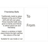 10cm Friendship Ball - Aquamarine - Aspire Art Glass
