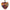 8cm Friendship Heart - Multicoloured - Aspire Art Glass