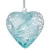 12cm Friendship Heart - Pastel Blue - Aspire Art Glass