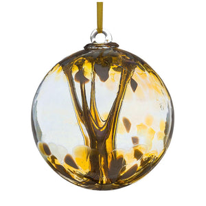 15cm Spirit Ball - Pastel Gold - Aspire Art Glass