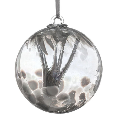 Wedding Gift Spirit Ball - Pastel Silver - Aspire Art Glass