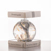 Pastel Silver Christening - 10cm Spirit Ball - Aspire Art Glass