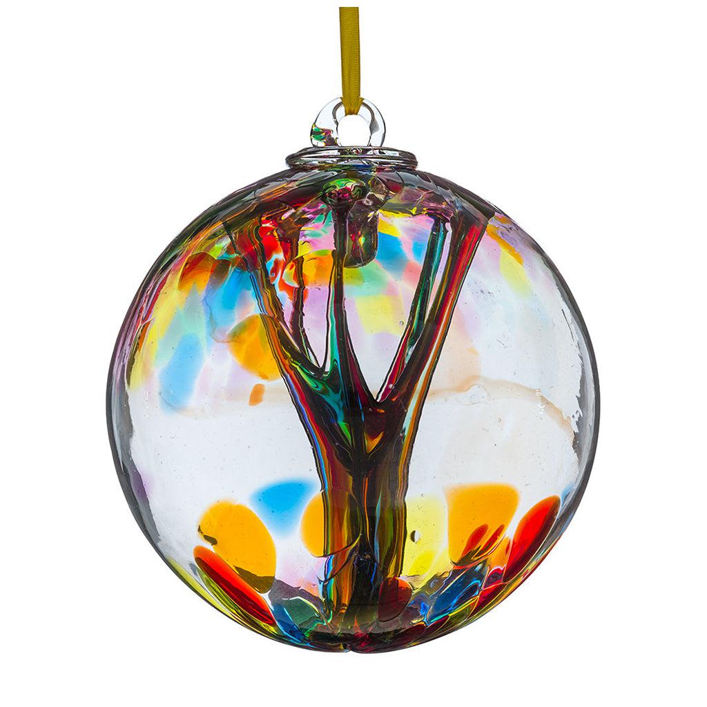 10cm Spirit Ball - Multicoloured - Aspire Art Glass