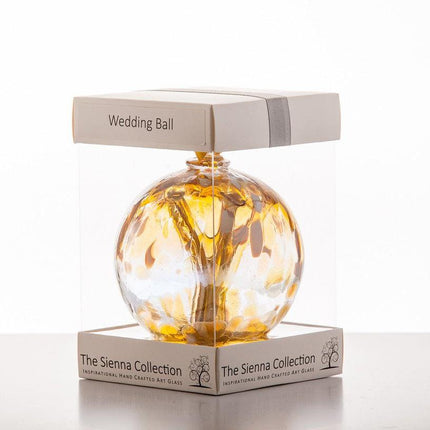 Wedding Gift Spirit Ball - Pastel Gold - Aspire Art Glass