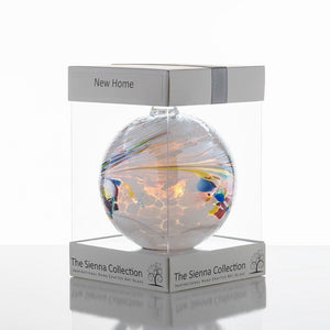 New Home - 10cm Friendship Ball - Aspire Art Glass