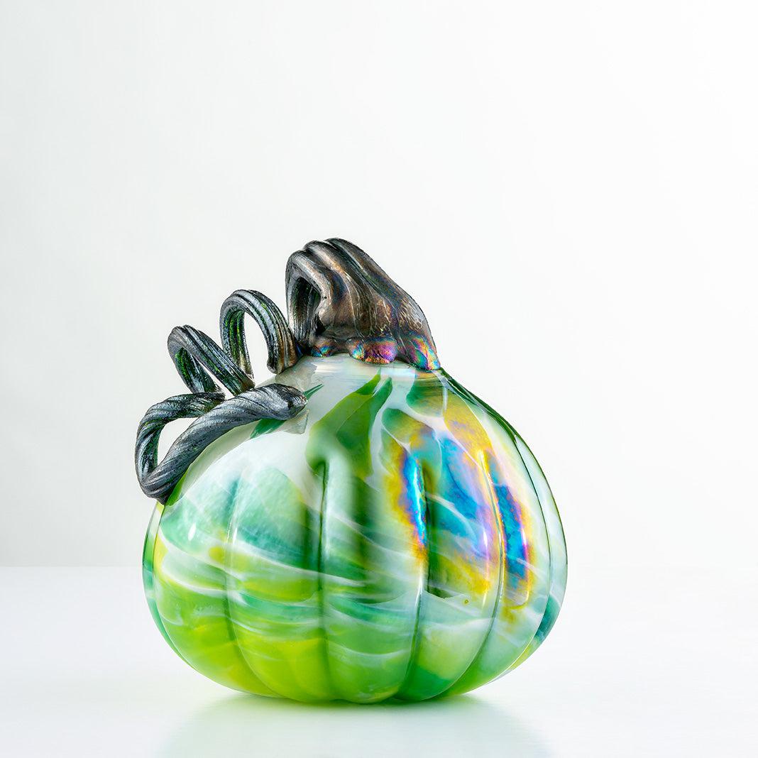 Harvest Pumpkin - Green - Aspire Art Glass