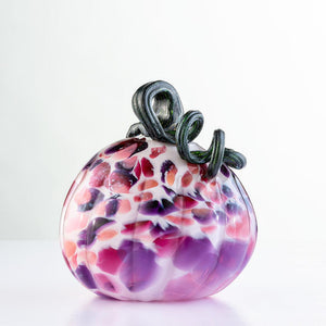 Harvest Pumpkin - Pink - Aspire Art Glass