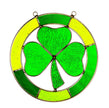 Stained Glass Shamrock - Aspire Art Glass