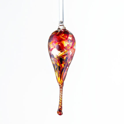 16cm Friendship Droplet - Phoenix - Aspire Art Glass