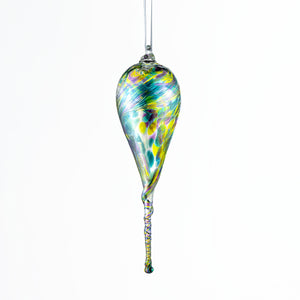 16cm Friendship Droplet - Mermaid - Aspire Art Glass