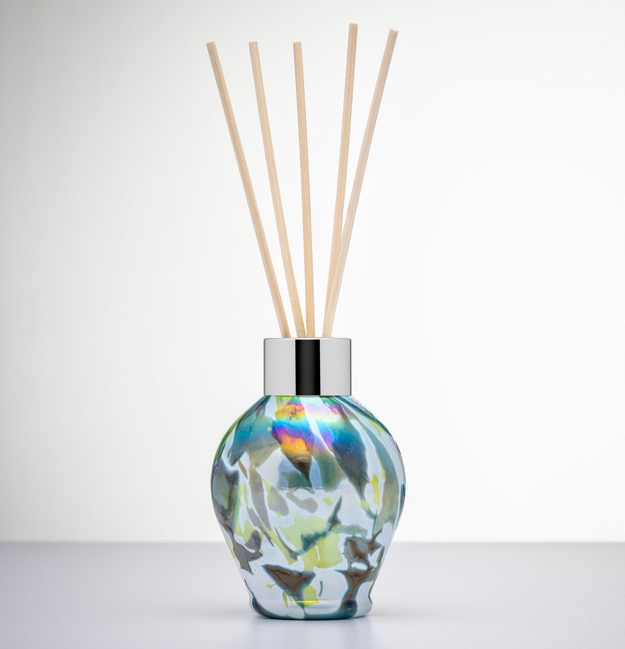Reed Diffuser - Green - Classic - Aspire Art Glass