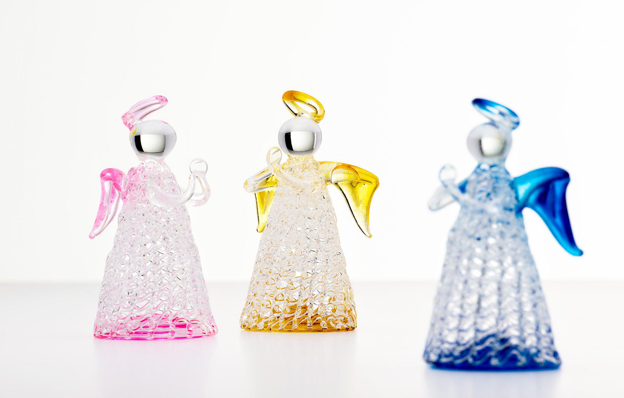 Keepsake Angel - Blue - Aspire Art Glass