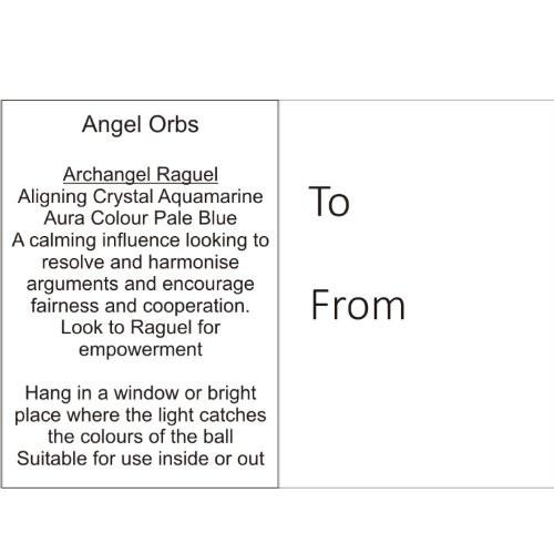 Angel Orb - Archangel Raguel - Aquamarine