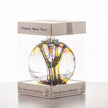 10cm Spirit Ball - Happy New Year - Aspire Art Glass