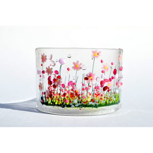 Handmade Fused Glass - Blooming Curve by Pam Peters Designs