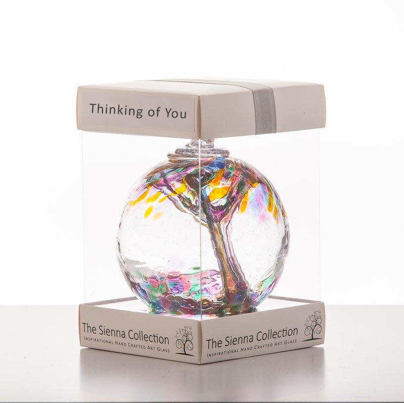 10cm Spirit Ball - Thinking of You - Multicoloured Turquoise