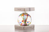 10cm Spirit Ball - Multicoloured Pink - Aspire Art Glass